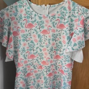 Girl's Flamingo dress